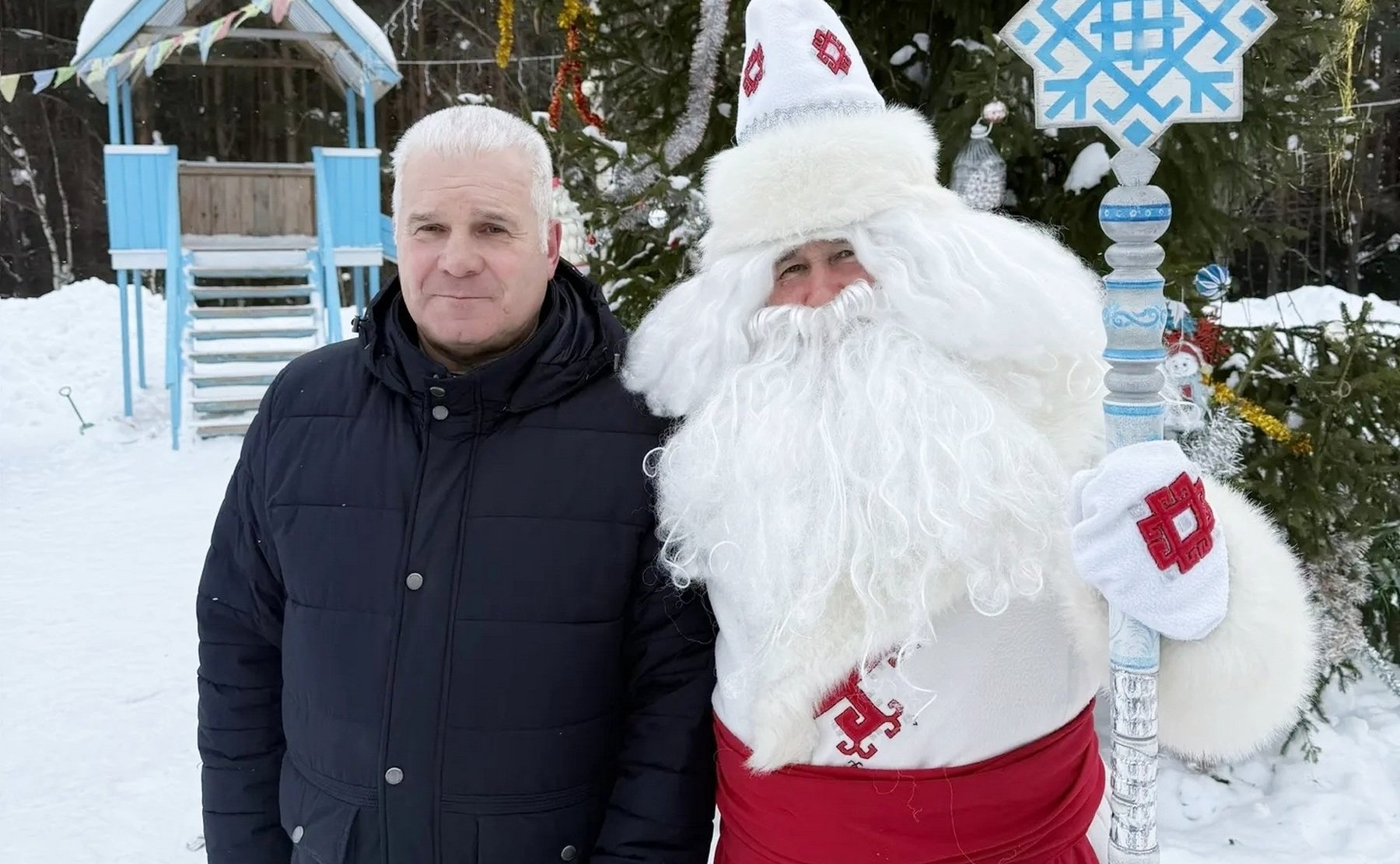 Сергей Мартынов посетил резиденцию марийского Деда Мороза