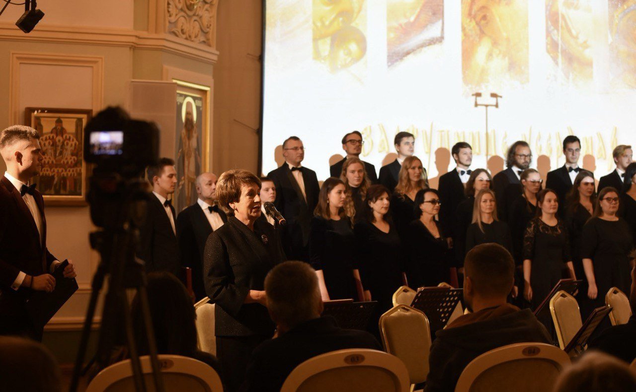 Екатерина Алтабаева обратилась к участникам и гостям концерта «Заступнице Усердная. Песнопения и молитвы Пресвятой Богородице»