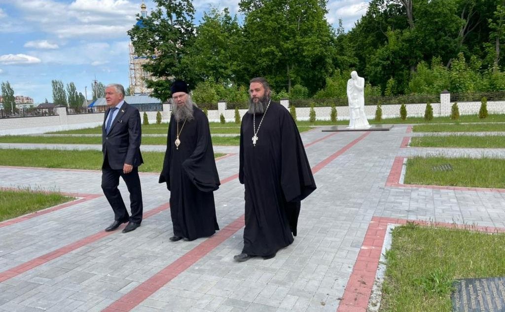 Михаил Белоусов встретился с представителями Тамбовской митрополии Русской Православной Церкви в здании Тамбовской духовной семинарии