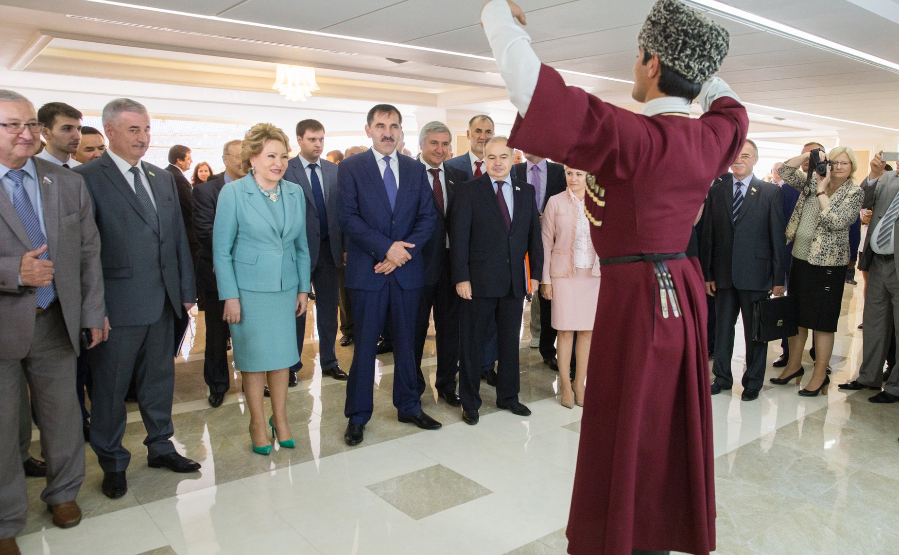 Выставка, посвященную истории, культуре и социально-экономическому развитию Республики Ингушетия в Совете Федерации. Июнь 2015