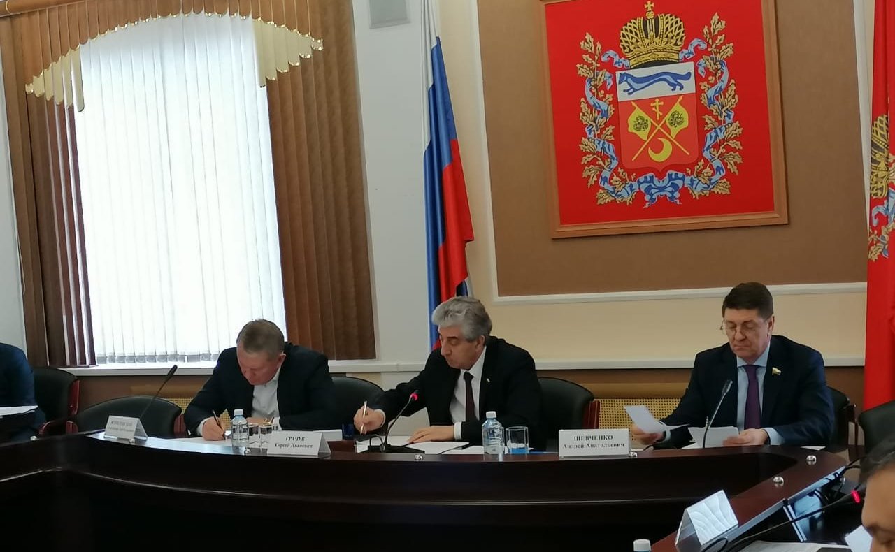 Андрей Шевченко выступил с докладом на заседании Президиума Совета представительных органов муниципальных районов и городских округов при Законодательном Собрании Оренбургской области