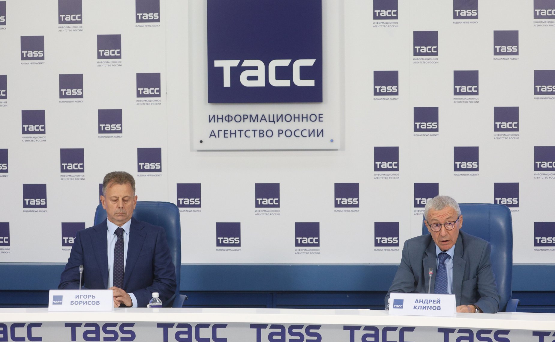 Пресс-конференция председателя Комиссии СФ по защите государственного суверенитета и предотвращению вмешательства во внутренние дела РФ Андрея Климова на тему «Выборы −2023: внешние угрозы российскому избирательному суверенитету»