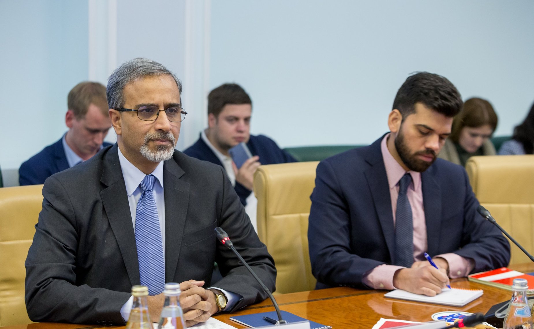 Встреча Константина Косачева с Чрезвычайным и Полномочным Послом Индии в РФ Датла Бала Венкатеш Вармой