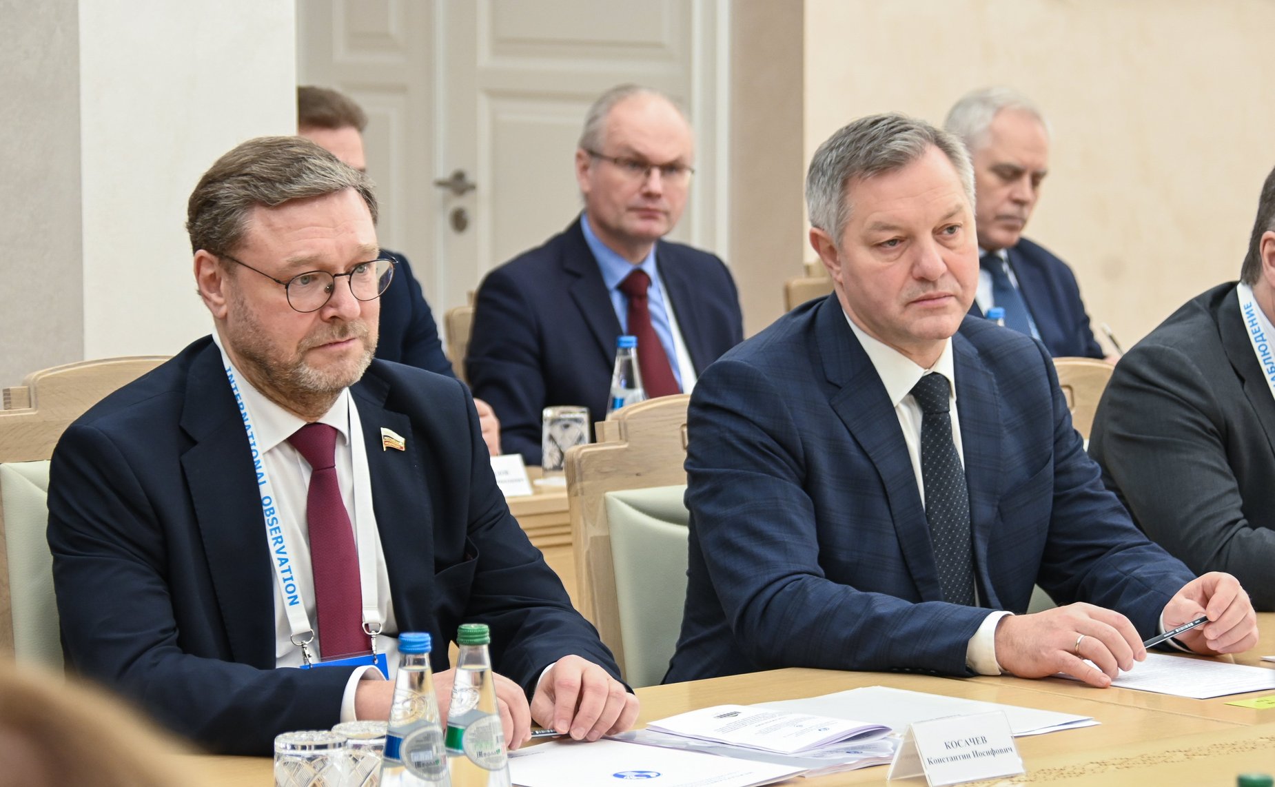 Российские законодатели в рамках визита провели встречу с Председателем Совета Республики Национального собрания Республики Беларусь Натальей Кочановой