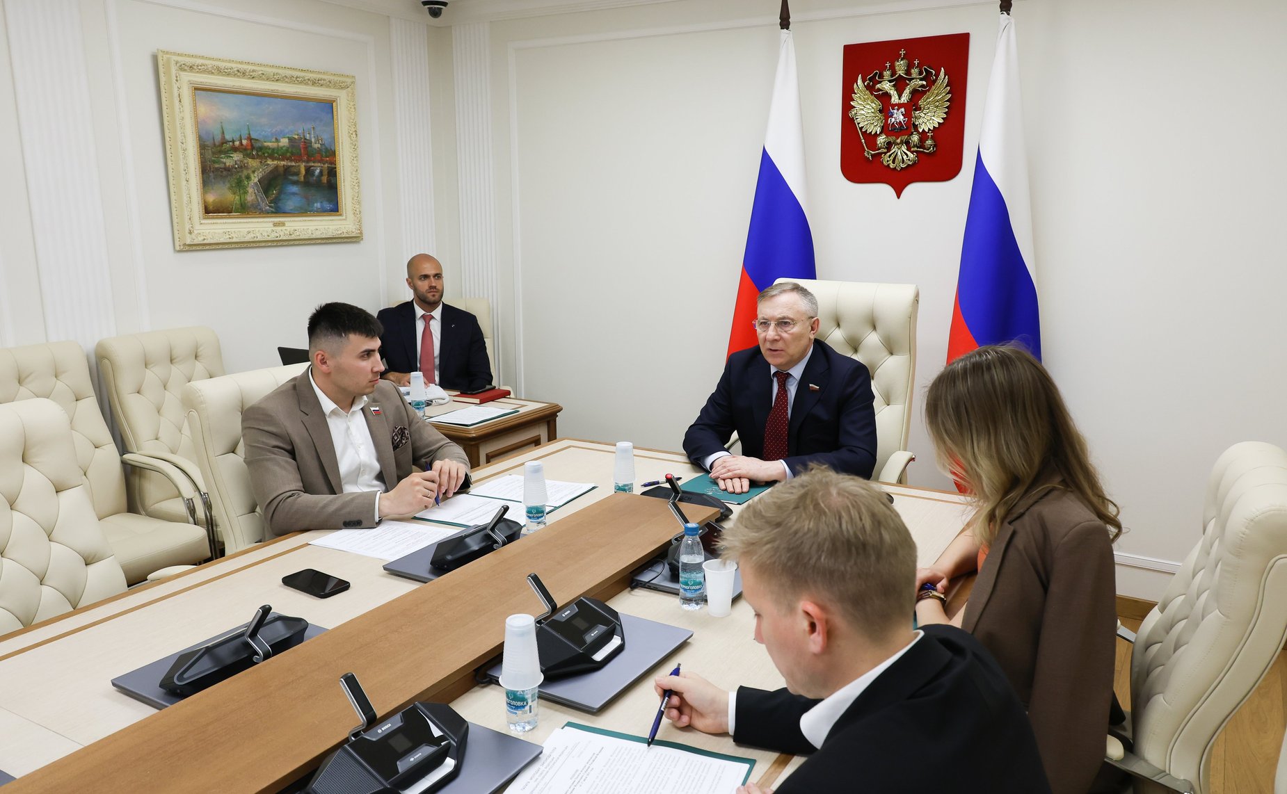 Заседание Совета Палаты молодых законодателей при Совете Федерации