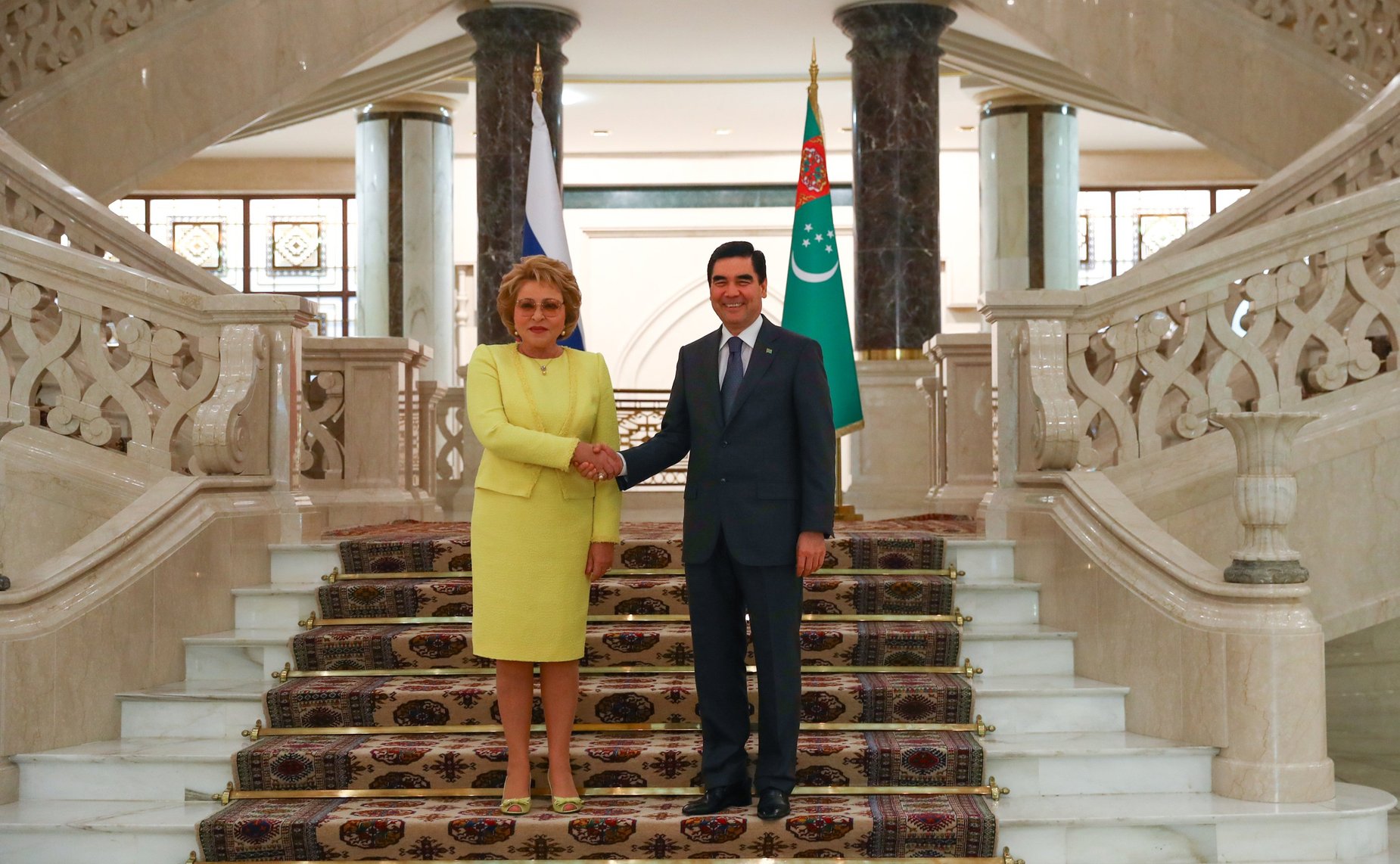 Встреча В. Матвиенко с Президентом Туркменистана Г. Бердымухамедовым