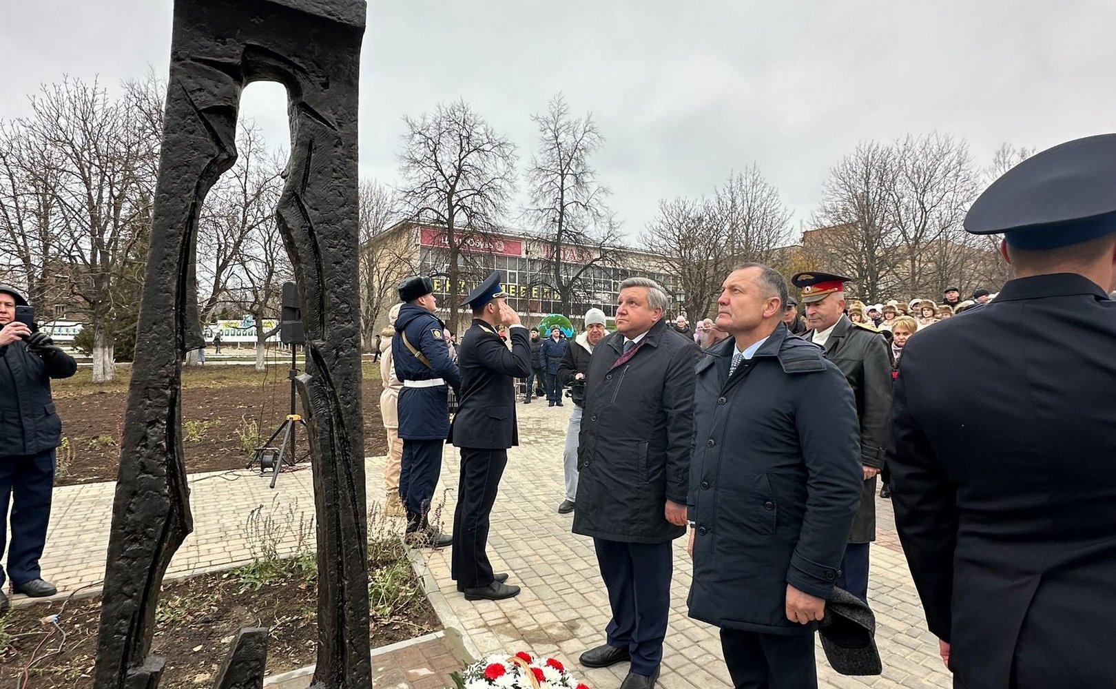 Игорь Мурог принял участие в торжественной церемонии открытия памятник советскому разведчику Николаю Леонову в городе Скопине Рязанской области