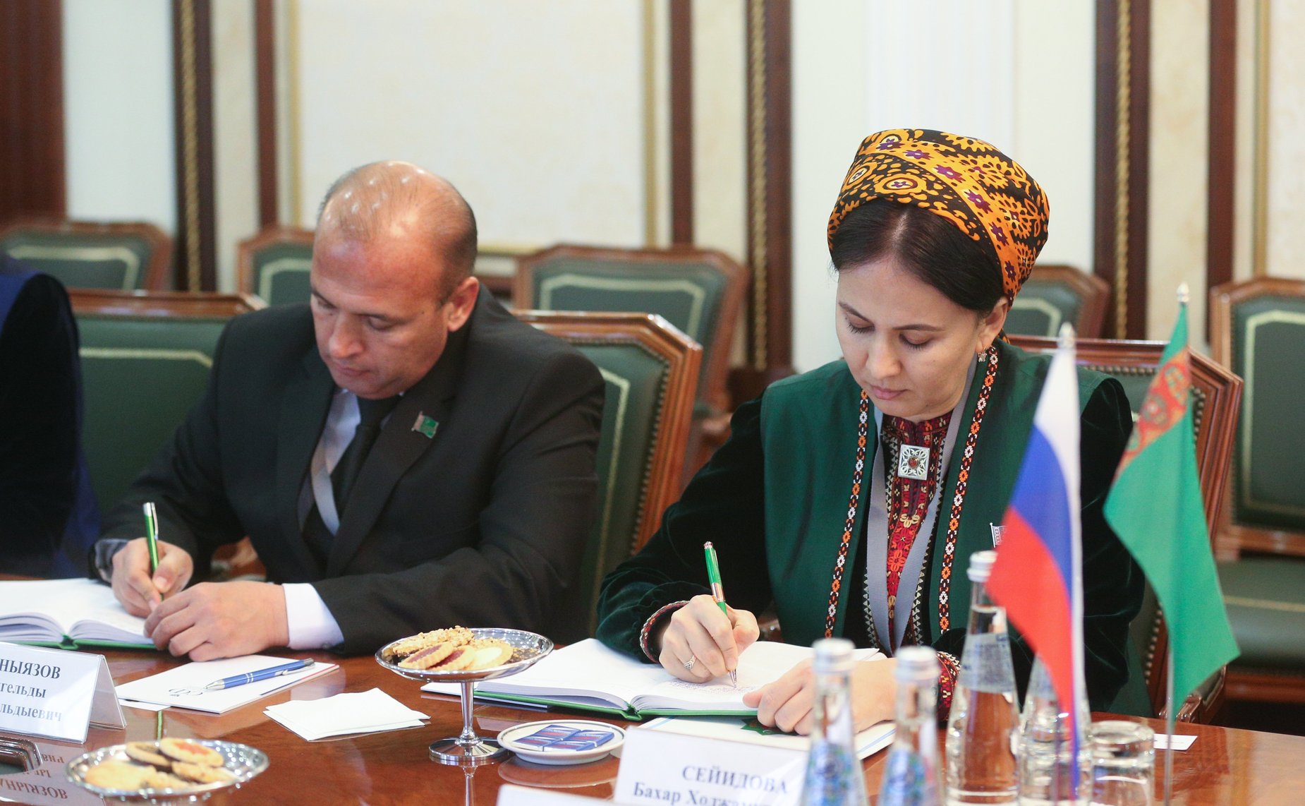 Встреча заместителя Председателя СФ Константина Косачева с заместителем Председателя Халк Маслахаты Милли Генгеша Туркменистана