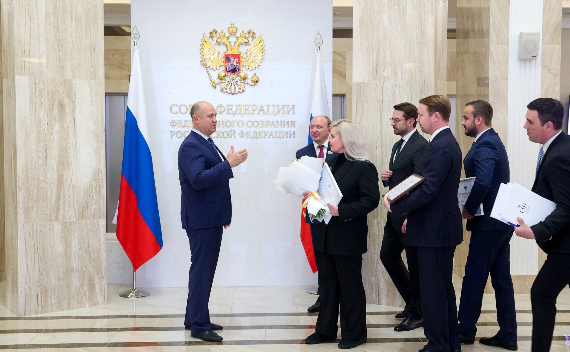 Церемония награждения представителей Правительства Нижегородской области, внесших наибольший вклад в успешную подготовку и проведение Двенадцатого форума регионов России и Беларуси