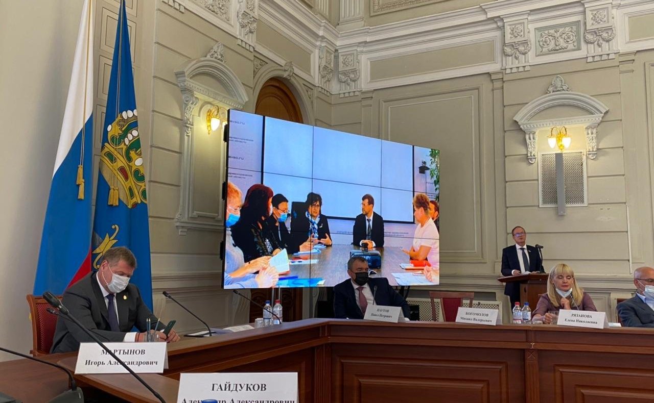 Александр Башкин принял участие в заседании правительства Астраханской области
