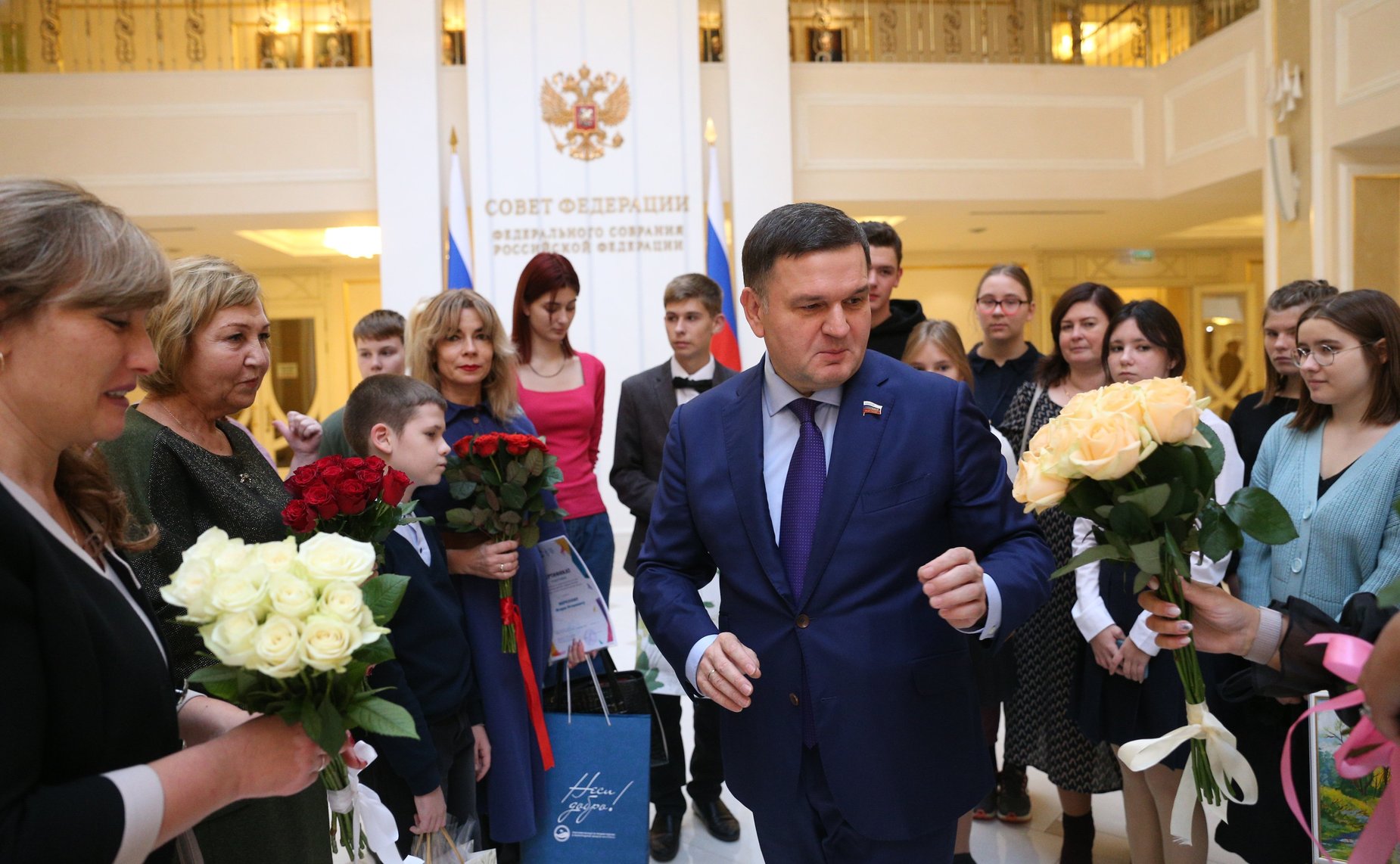 Экскурсия по зданию СФ для Ленинградского областного отделения Российского детского фонда