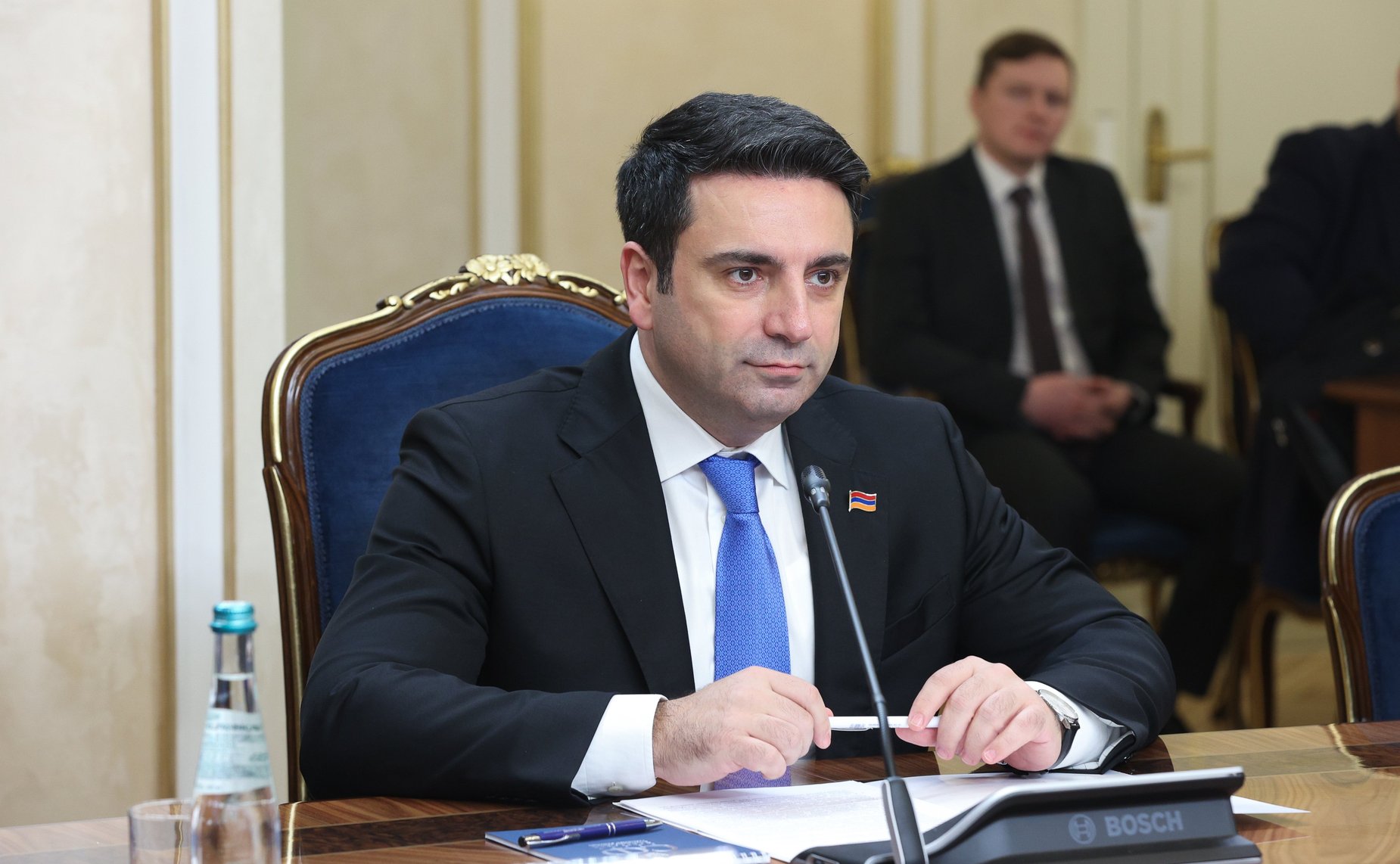 Встреча Председателя Совета Федерации Валентины Матвиенко с Председателем Национального Собрания Республики Армения Аленом Симоняном