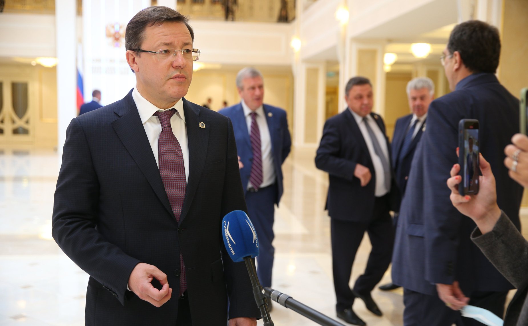 Брифинг Дмитрия Азарова по итогам VII Форума регионов Беларуси и России