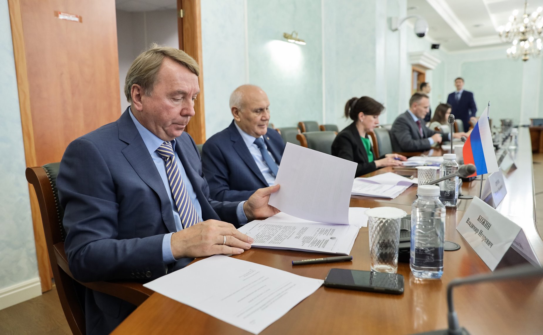 Участие сенаторов Российской Федерации в заседании постоянной комиссии ПА ОДКБ по социально-экономическим и правовым вопросам