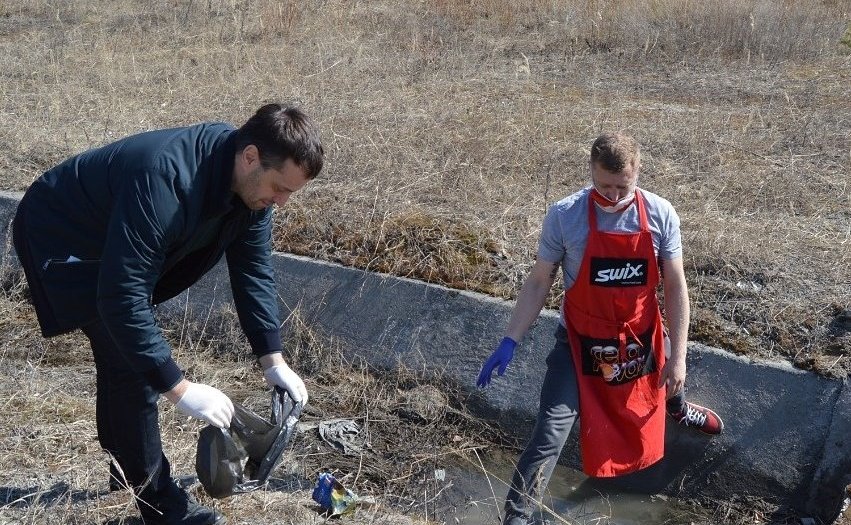 Эдуард Исаков принял участие во Всероссийском субботнике