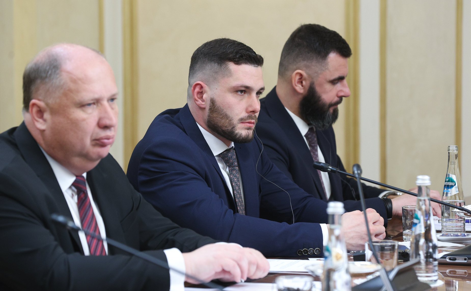 Встреча Валентины Матвиенко с заместителем Председателя Национального совета Словацкой Республики Андреем Данко и заместителем Председателя Национального совета Словацкой Республики Тибором Гашпаром