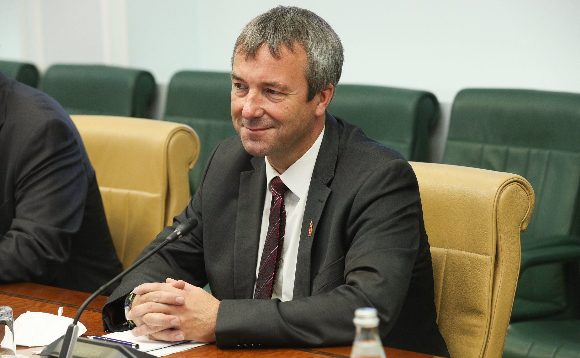 Встреча заместителя Председателя СФ Константина Косачева с депутатом Бундестага Федеративной Республики Германия, Координатором межобщественного сотрудничества с Россией, Центральной Азией и странами Восточного партнерства ФРГ