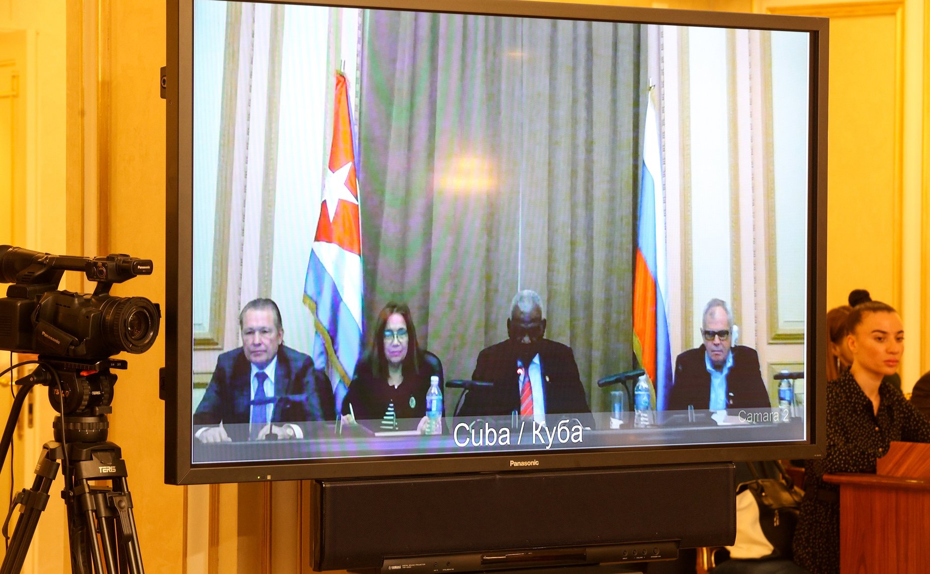 Встреча Председателя Совета Федерации Валентины Матвиенко с Председателем Национальной ассамблеи народной власти и Государственного Совета Республики Куба Эстебаном Ласо Эрнандесом