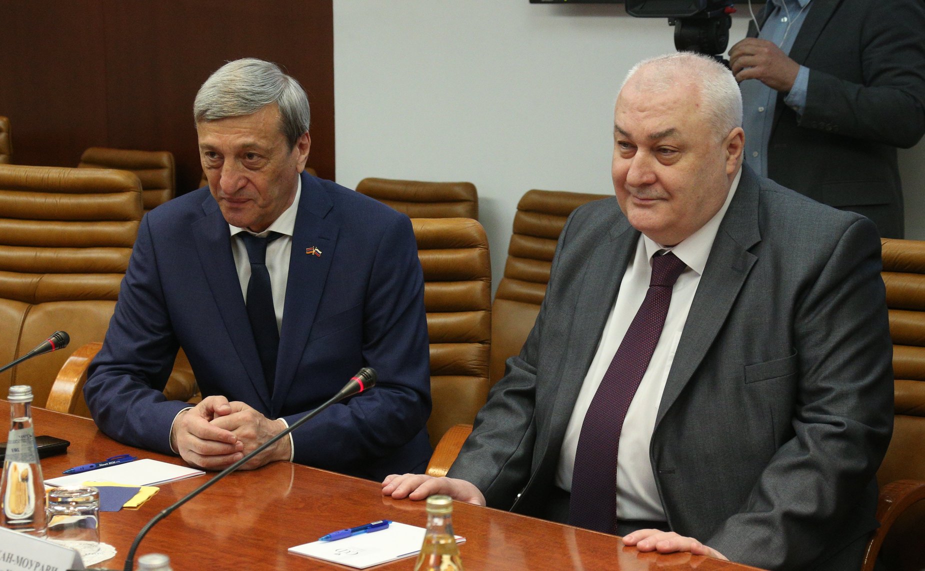 Встреча первого заместителя председателя Комитета СФ по международным делам Владимира Джабарова с делегацией политической партии «Альянс патриотов грузии» во главе с председателем фракции Д.И. Тарханом-Моурави