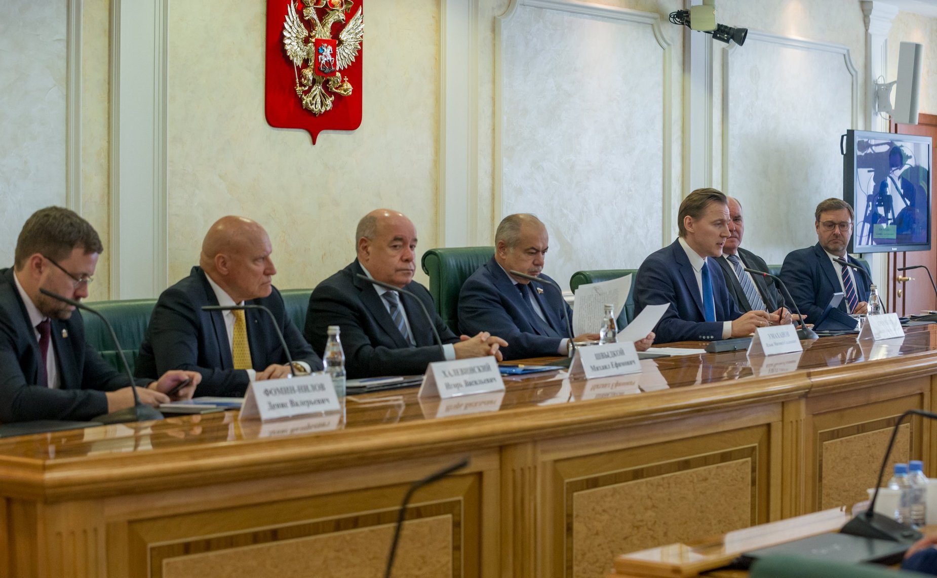 Встреча членов Правления Интеграционного клуба при Председателе СФ с финалистами Конкурса молодых международников СНГ имени А.А. Громыко