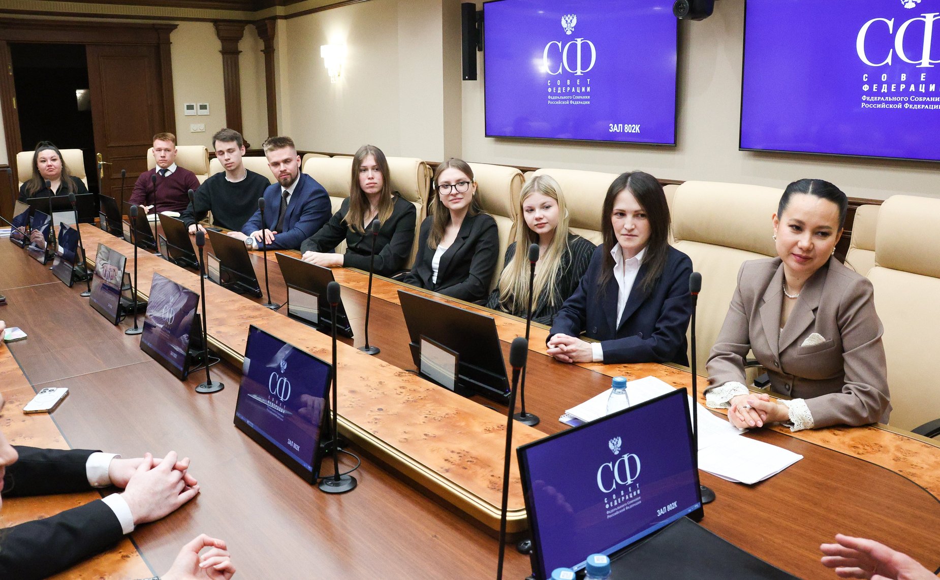 Встреча заместителя Председателя Совета Федерации Константина Косачева со студентами – уроженцами Республики Марий Эл, обучающимися в вузах Москвы