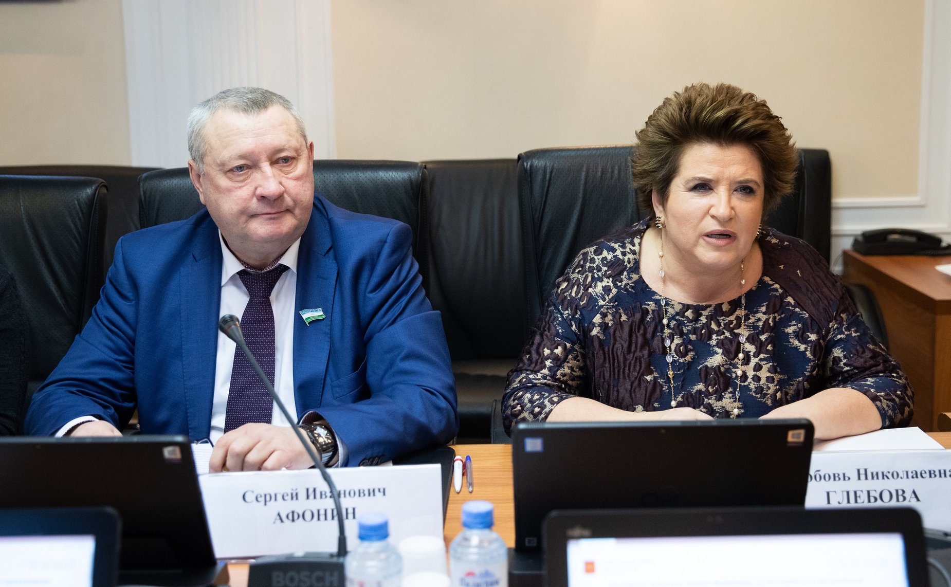 Сергей Афонин и Любовь Глебова