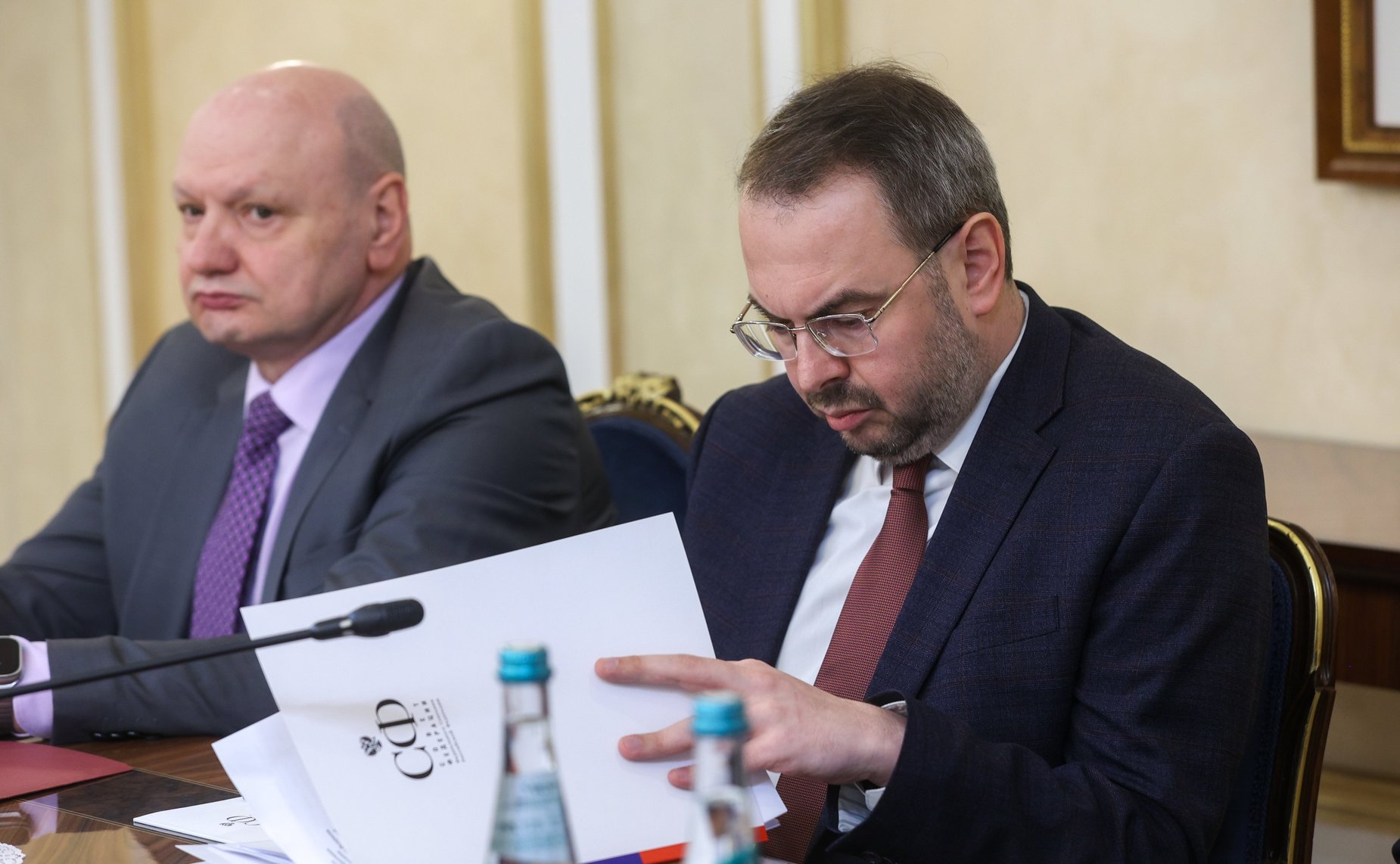 Заседание Комиссии по сотрудничеству Совета Федерации Федерального Собрания Российской Федерации и Маджлиси милли Маджлиси Оли Республики Таджикистан