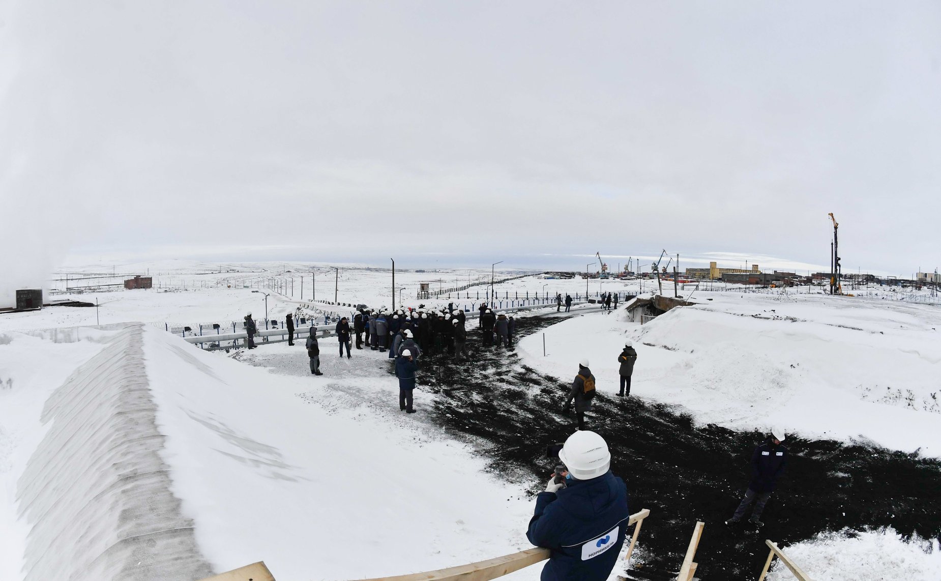 Осмотр хранилища дизельного топлива ТЭЦ — 1