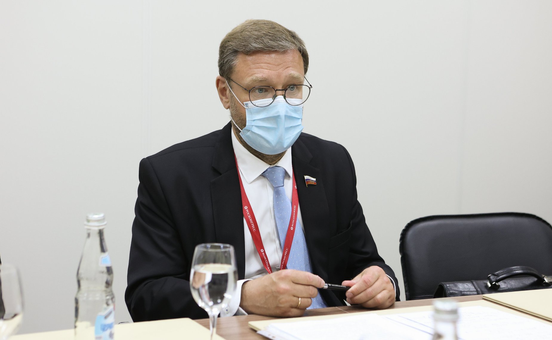 Встреча заместителя Председателя СФ Константина Косачева с директором Европейского регионального бюро ВОЗ Хансом Клюге