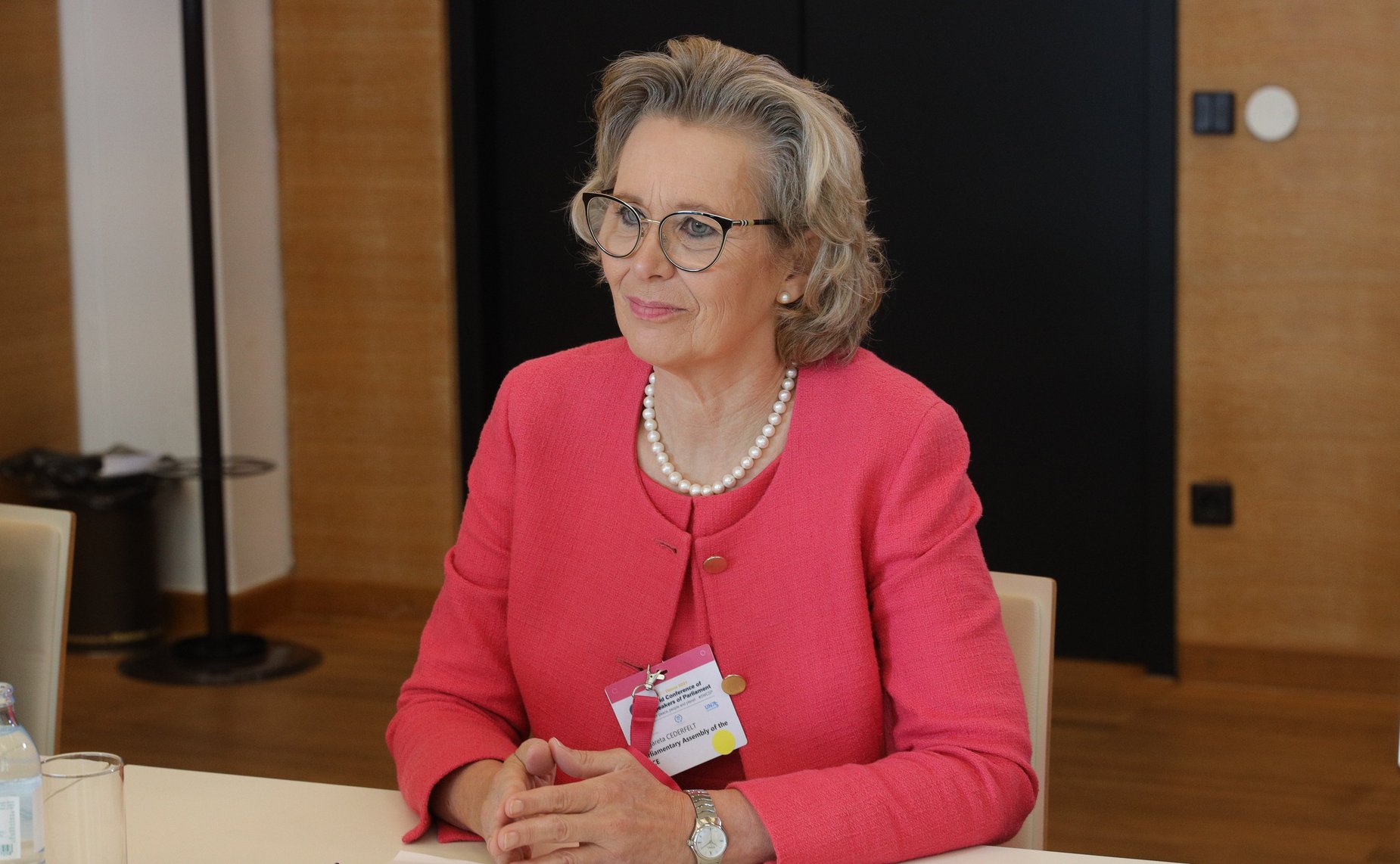 Встреча Валентины Матвиенко с Председателем Парламентской ассамблеи Организации по безопасности и сотрудничеству в Европе Маргаретой Седерфельт