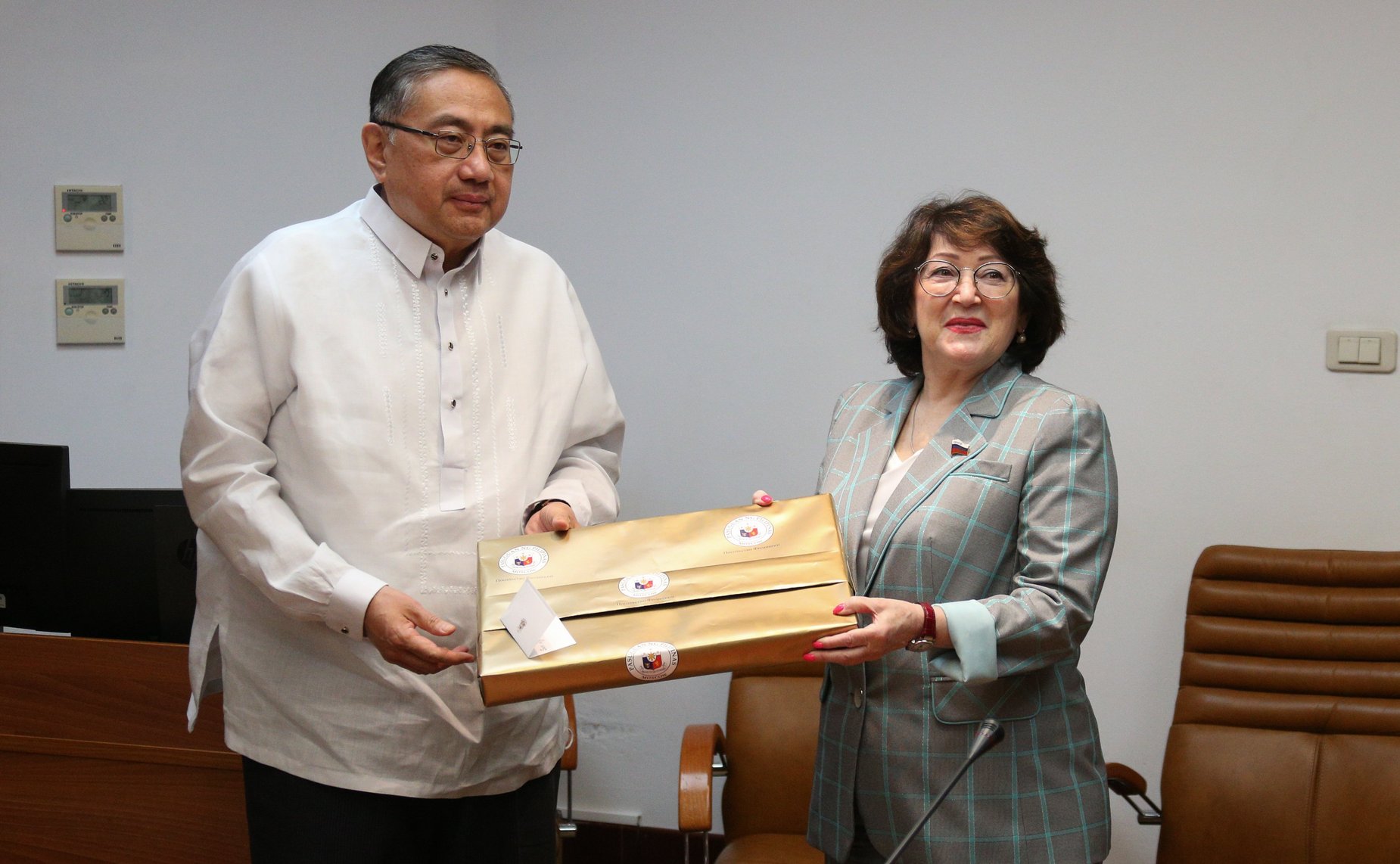 Встреча Людмилы Талабаевой с Чрезвычайным и Полномочным Послом Республики Филиппины в РФ Карлосом Д. Сорретой