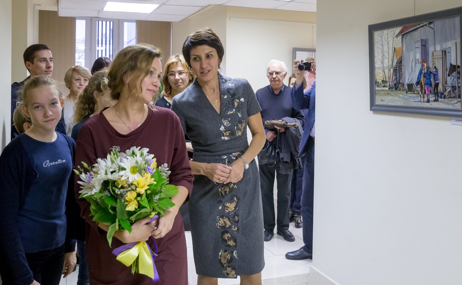 Открытие выставки картин «Все, что не в силах память удержать» в Совете Федерации