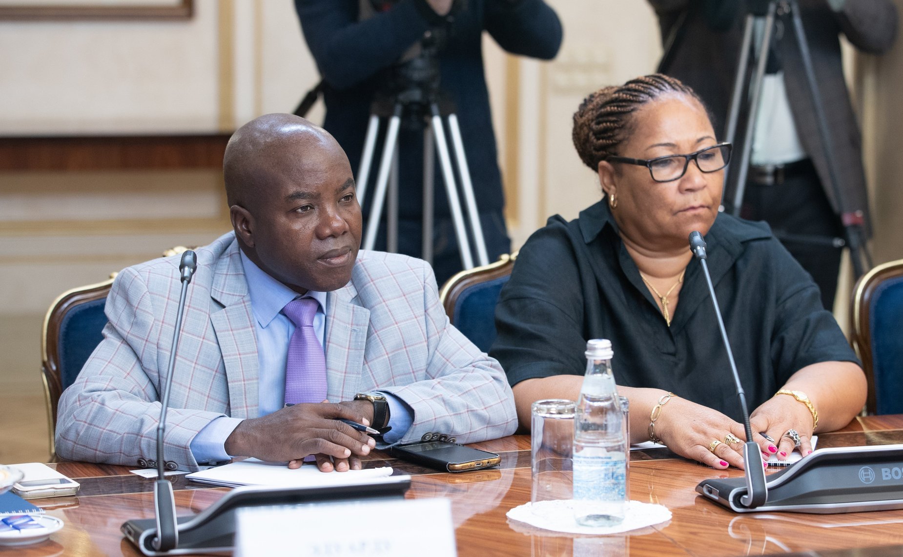 Встреча Николая Федорова с первым заместителем Председателя Ассамблеи Республики Мозамбик, Руководителем Административного совета Ассамблеи Антониу Жозе Амелией