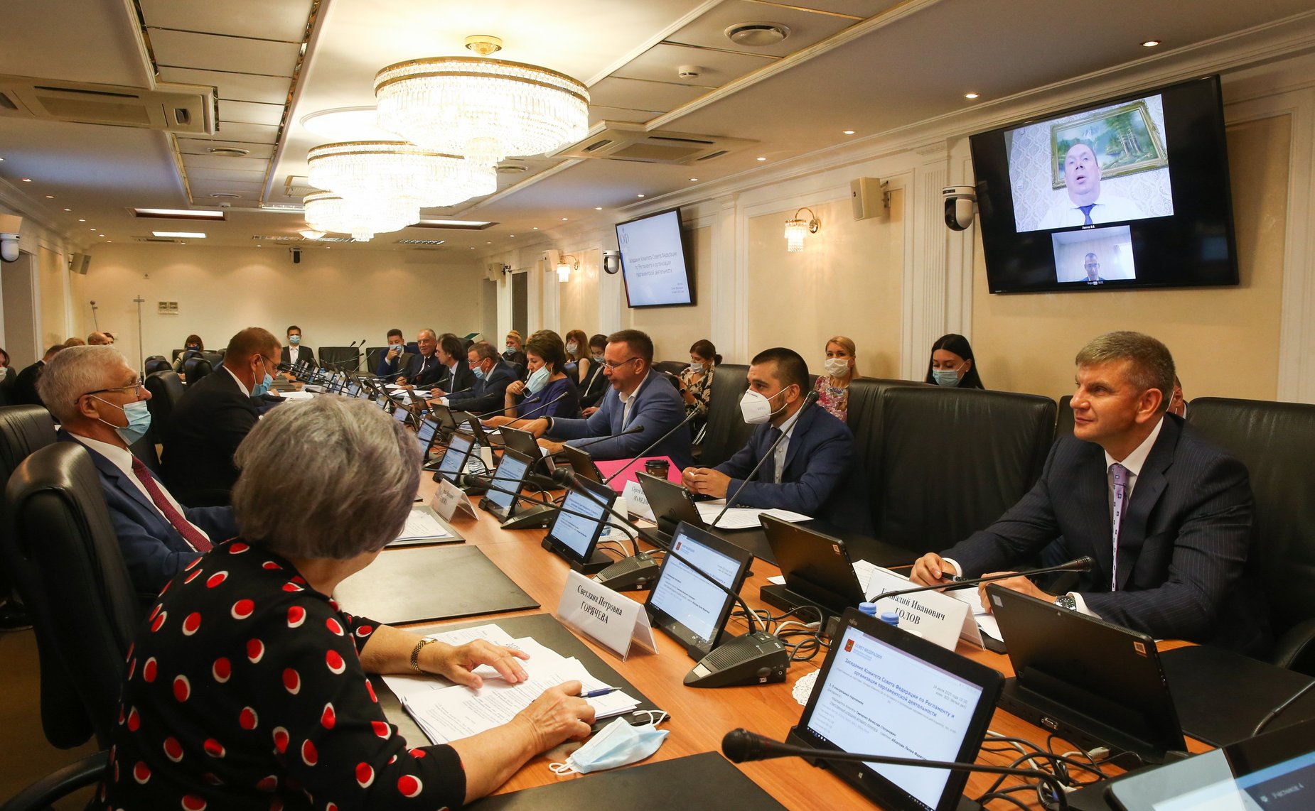 Заседание Комитета СФ по Регламенту и организации парламентской деятельности