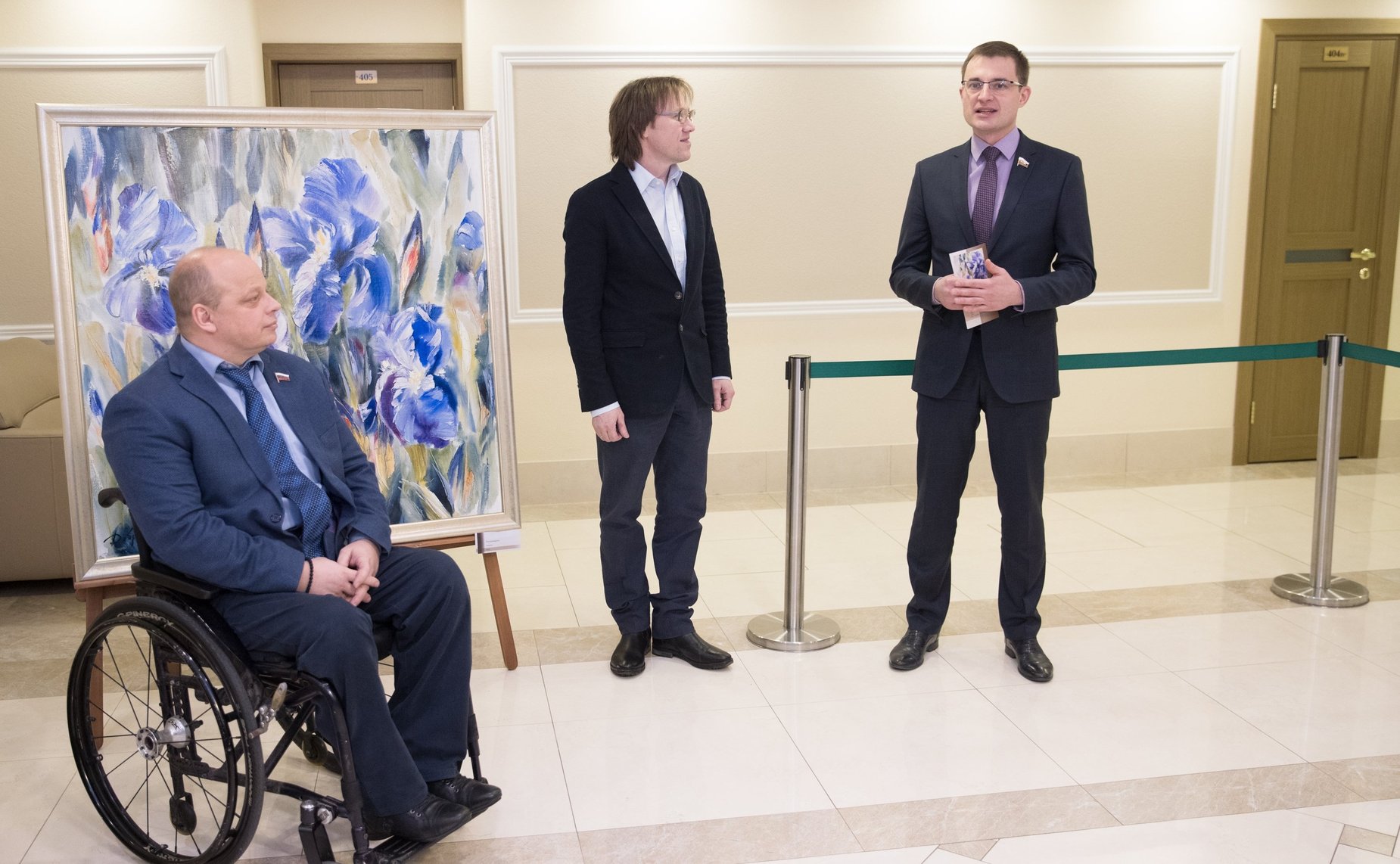 Выставка картин художника Н. Добрина в Совете Федерации