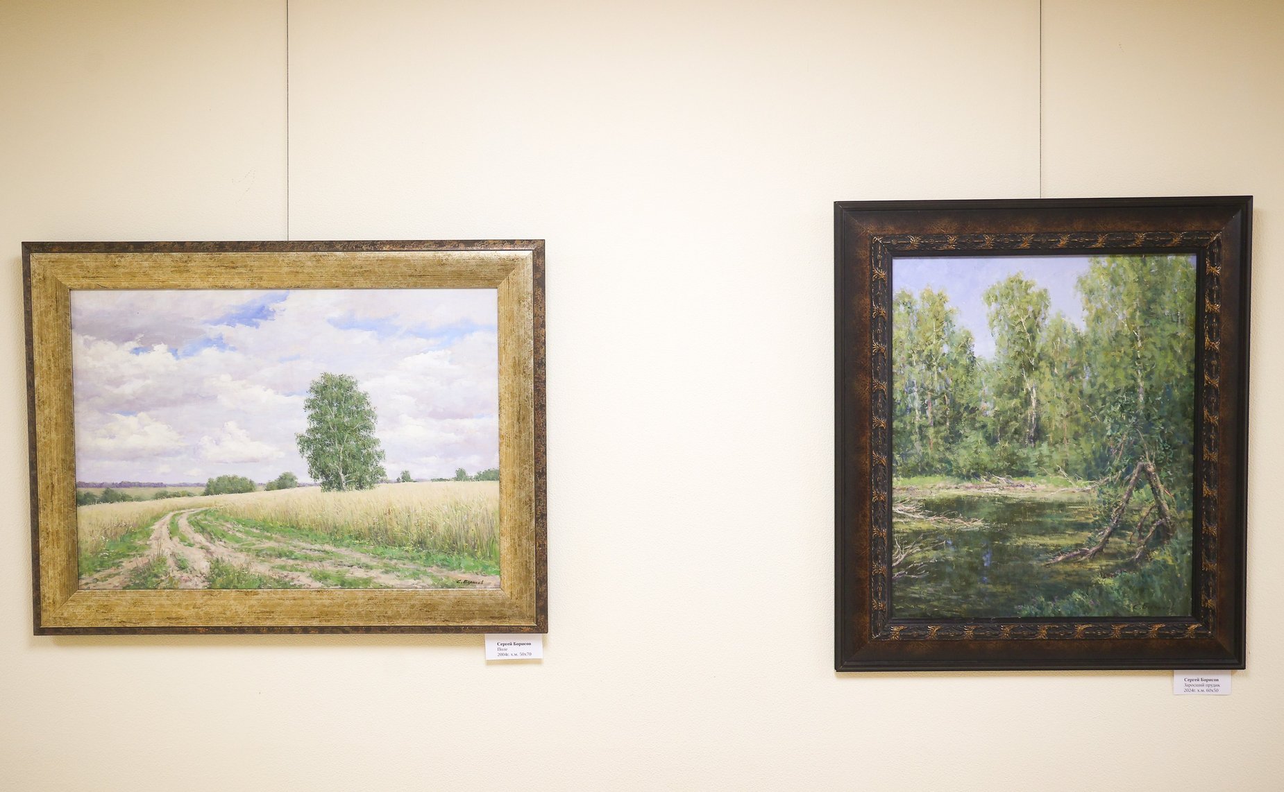 Открытие выставки члена-корреспондента Российской академии художеств Сергея Борисова «Край ты мой родной»