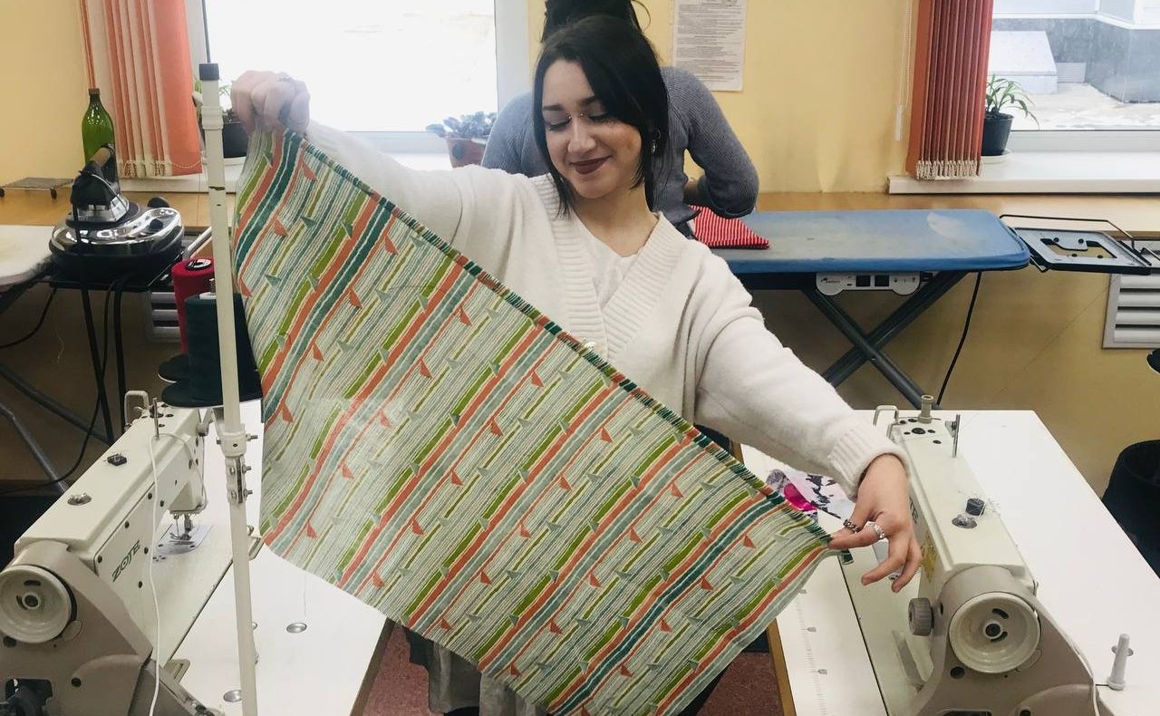 Андрей Хапочкин познакомил своих товарищей из регионального отделения «Боевое братство» с коллективом Сахалинского техникума сервиса