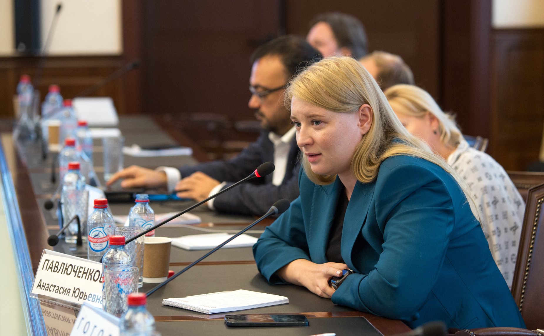 Встреча председателя Комитета СФ по социальной политике Инны Святенко со слушателями программы подготовки высших управленческих кадров РАНХиГС