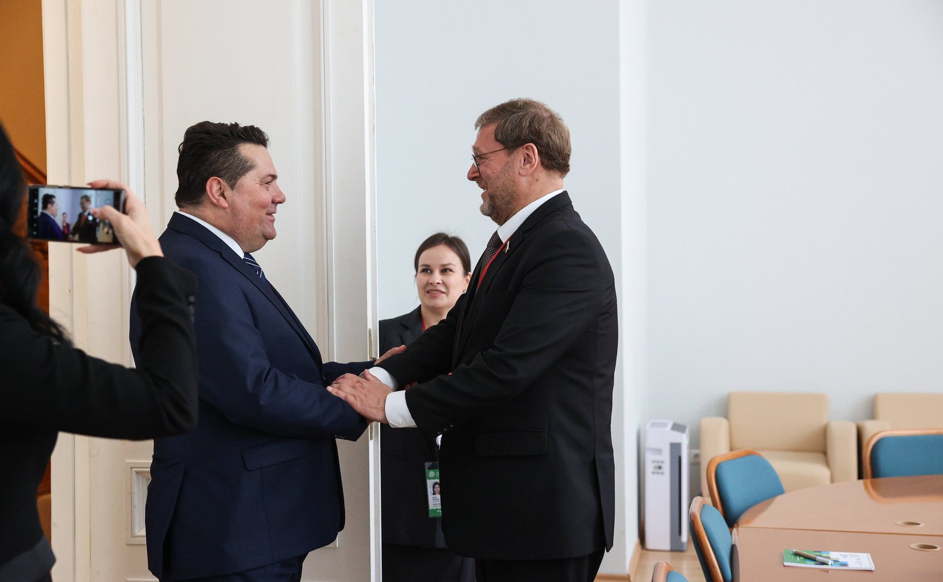 Константин Косачев провел встречу с Председателем Народной скупщины Республики Сербской (Босния и Герцеговина) Ненадом Стевандичем
