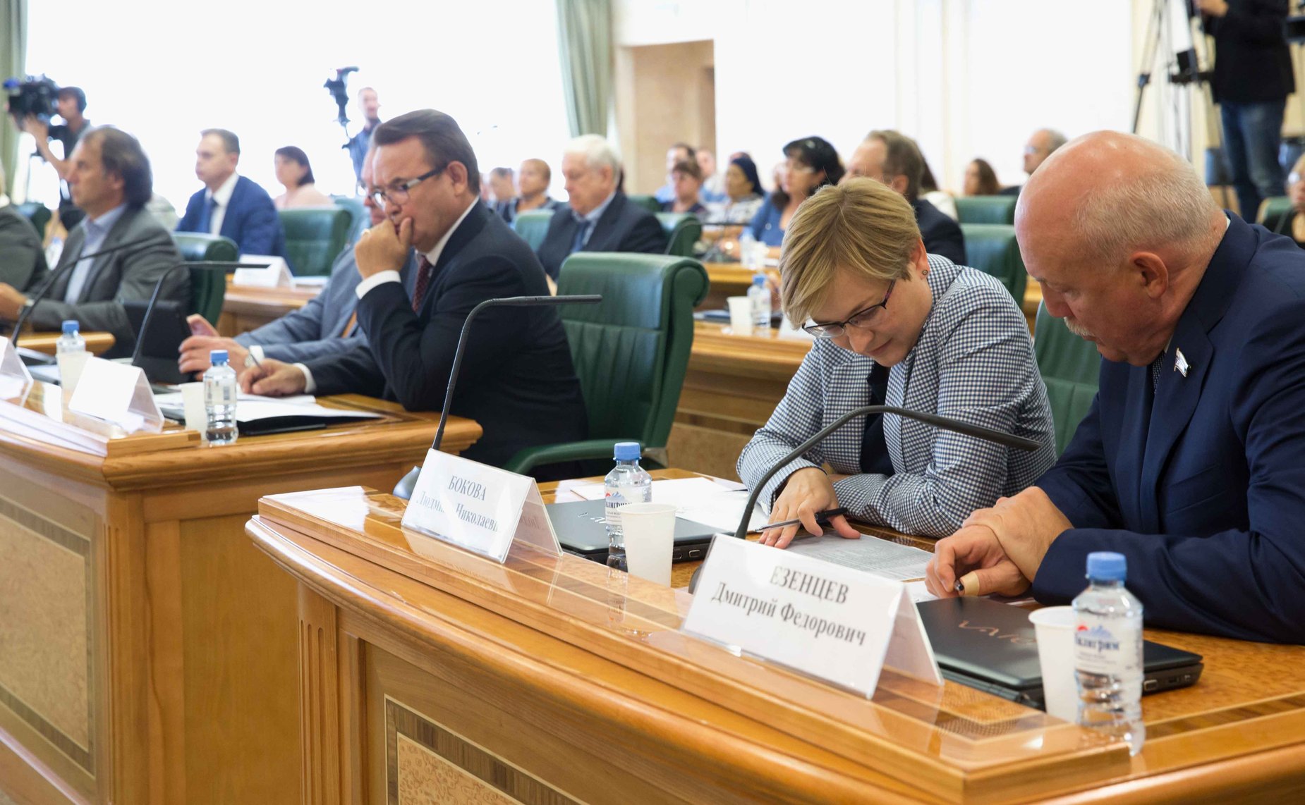 Встреча В Матвиенко с группой российских учителей, направляемых для работы в общеобразовательные учреждения Республики Таджикистан