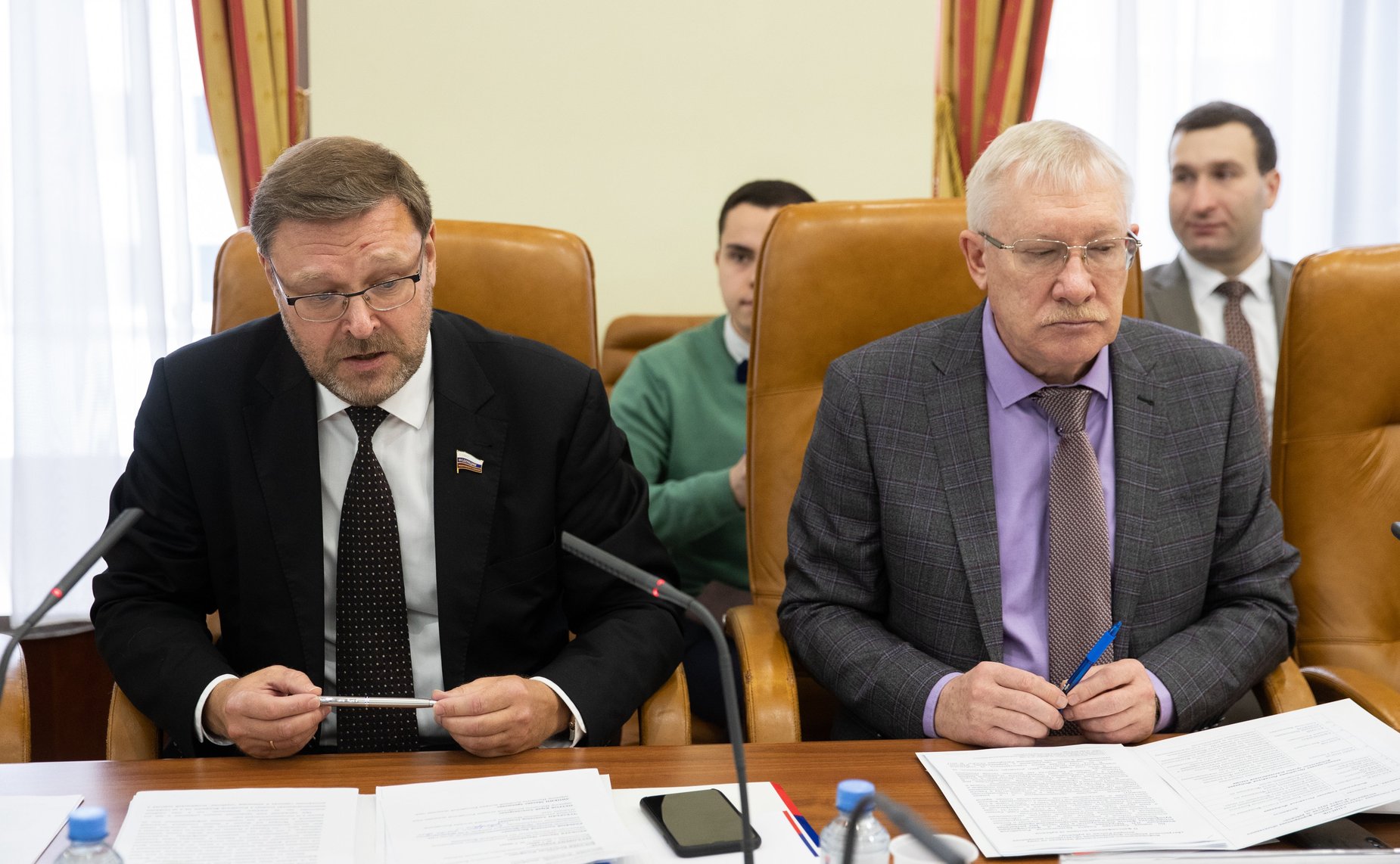 Константин Косачев и Олег Морозов