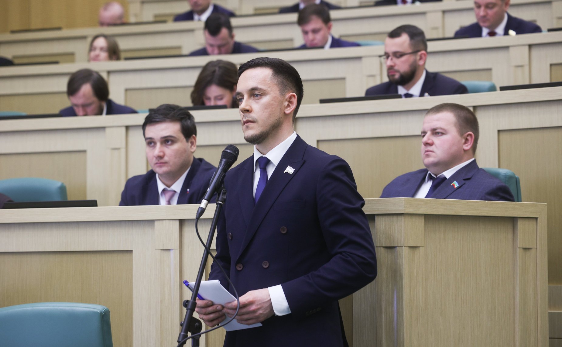 Заседание Палаты молодых законодателей при Совете Федерации