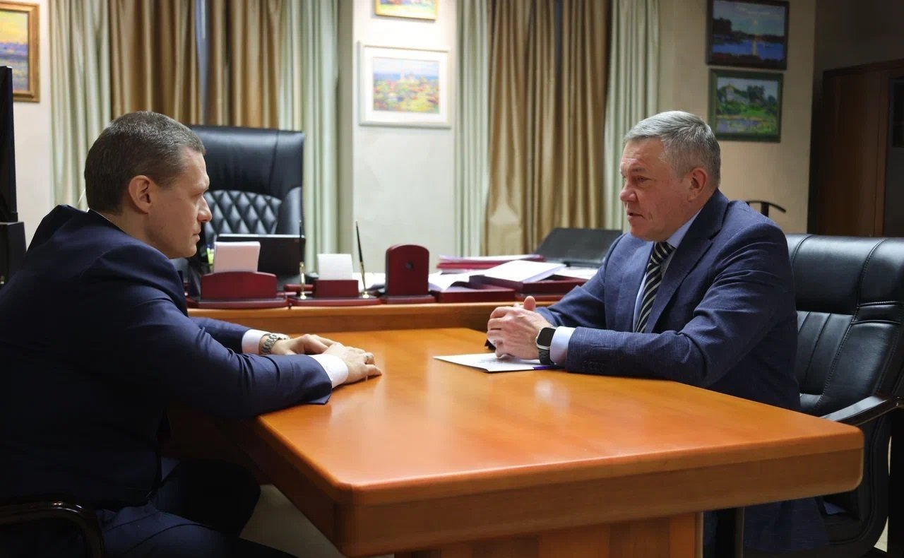 Олег Кувшинников встретился с врио губернатора области Георгием Филимоновым