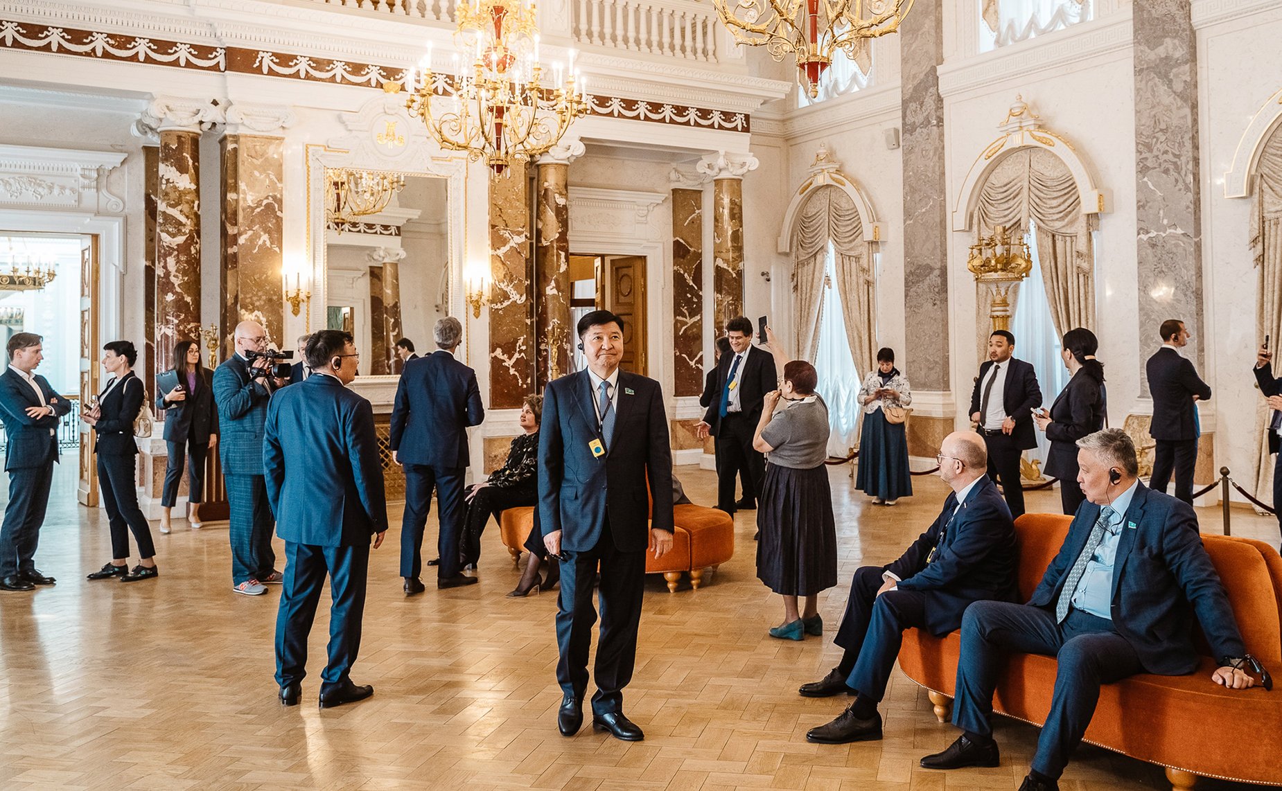 Участники 23-го заседания Комиссии по сотрудничеству между Советом Федерации и Сенатом Парламента Республики Казахстан посетили Тверской императорский путевой дворец