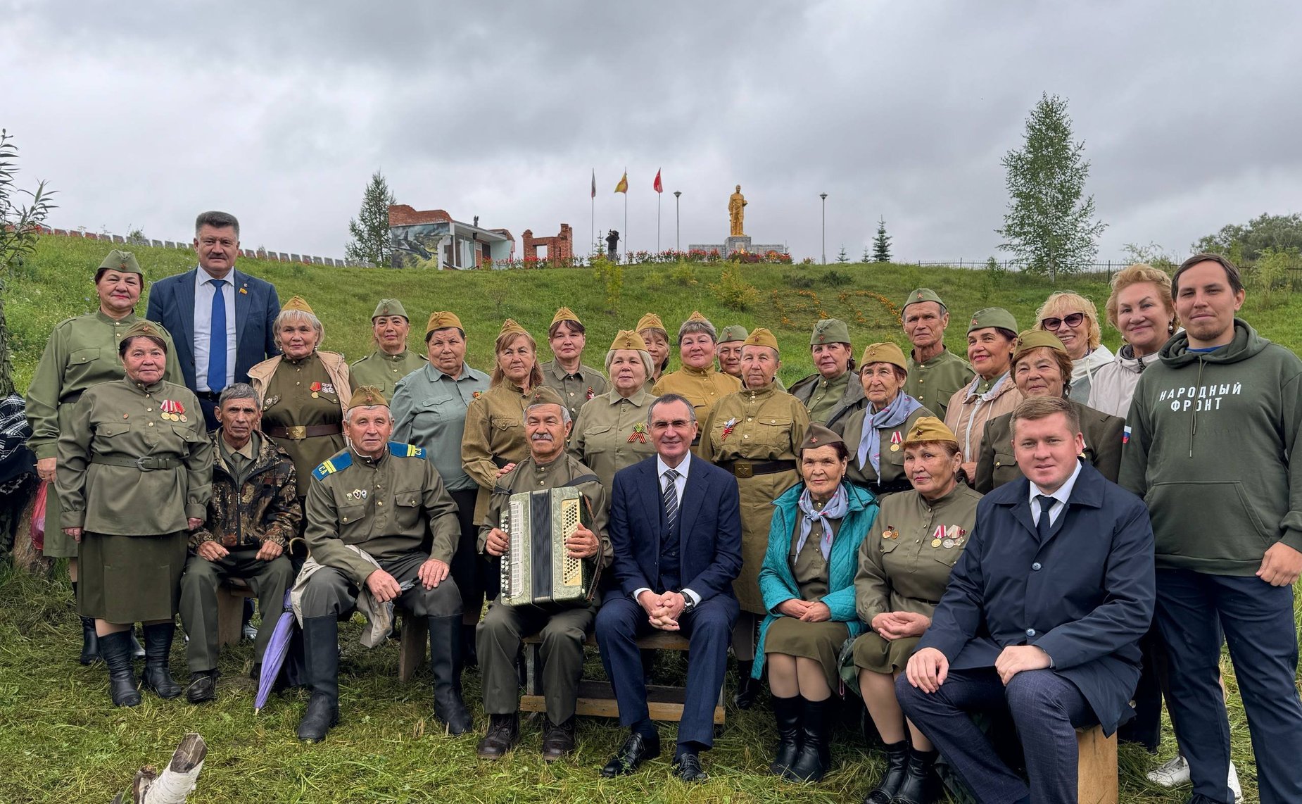 Николай Федоров принял участие в митинге, посвященном 80-летию окончания Второй мировой войны