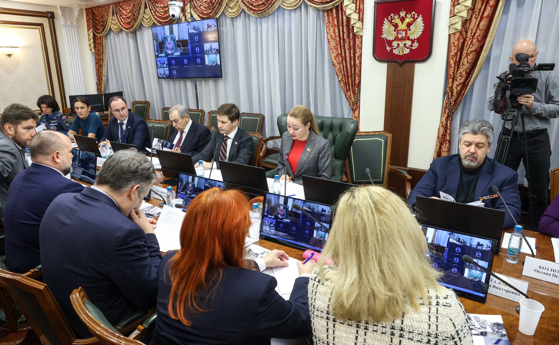 Совещание Комитета СФ по международным делам совместно с Комитетом СФ по обороне и безопасности «Вопросы систематизации видов ущерба, причиненного Российской Федерации и ее гражданам в результате преступлений киевского режима»