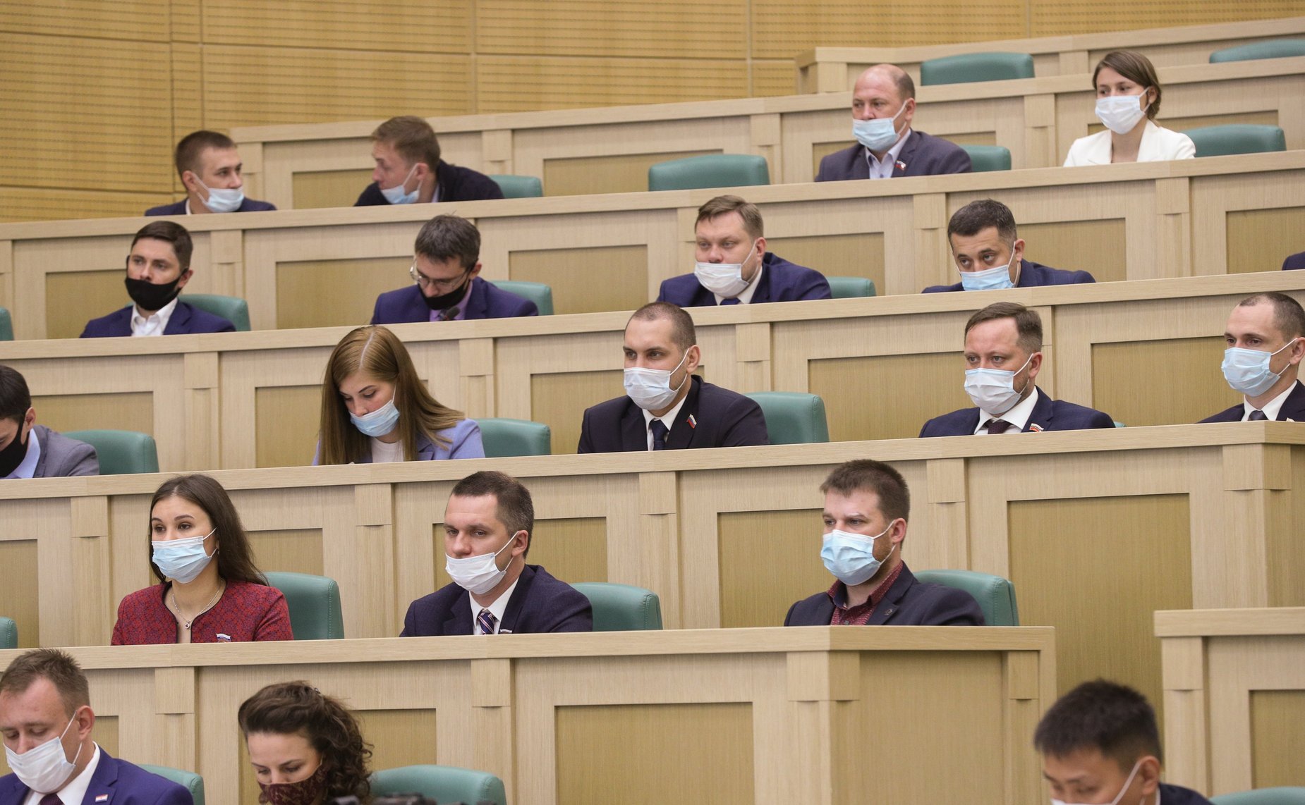 Заседание Палаты молодых законодателей при Совете Федерации