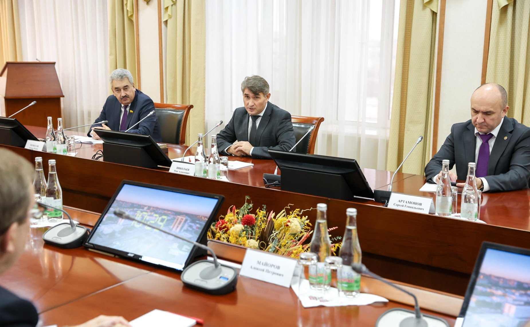 Встреча сенаторов РФ с руководством Чувашской Республики