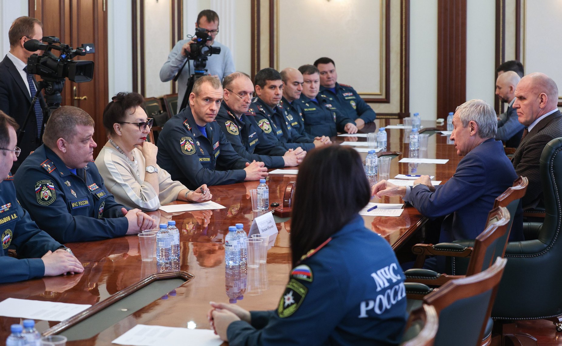 Андрей Климов и Александр Карелин провели рабочую встречу со слушателями Высшей академии управления Академии ГПС МЧС России