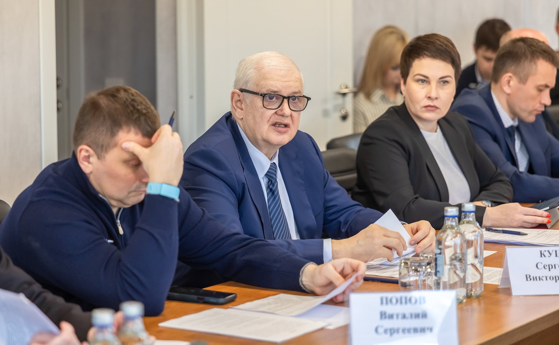 Первый заместитель Председателя Совета Федерации Андрей Яцкин в рамках поездки в регион провел заседание рабочей группы по вопросам комплексного развития города Таганрога